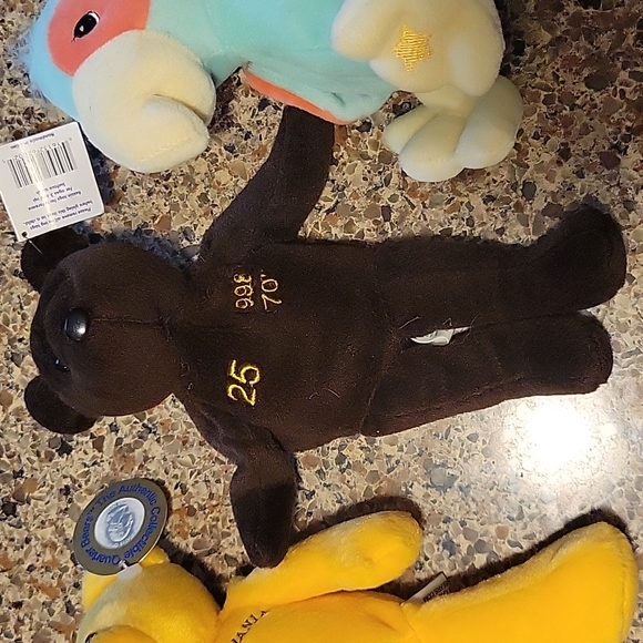 1993 bundle of Ty Beanie babies with 4 bonus non beanie Baby dolls plus case - Picture 8 of 16